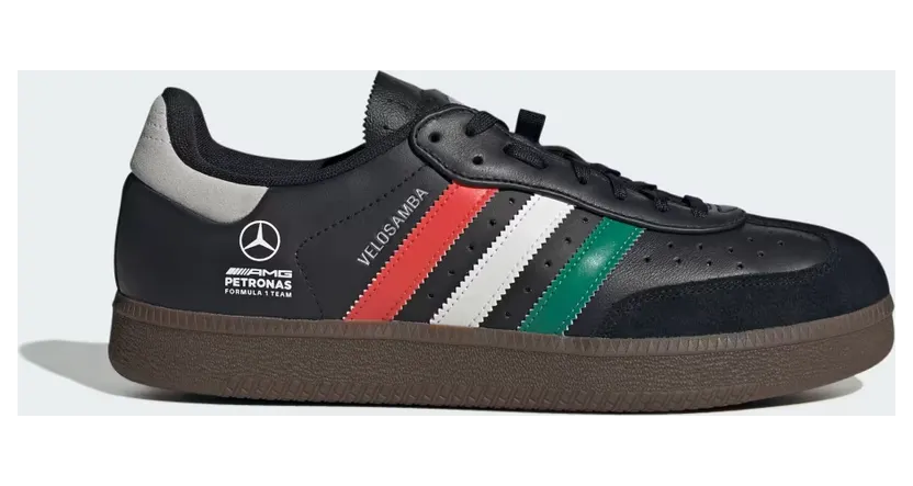 Adidas VELOSAMBA LEA Core Black / Cloud White / Gum (KJ6234)