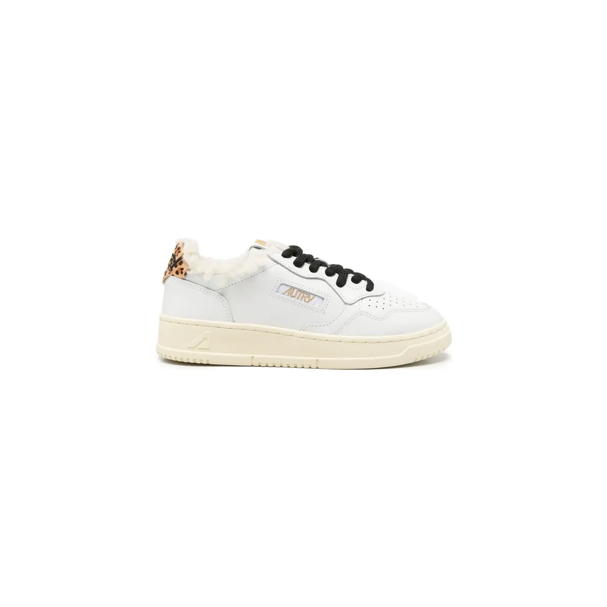 Autry Medalist Leopard-print “White” (AUXW OC02)