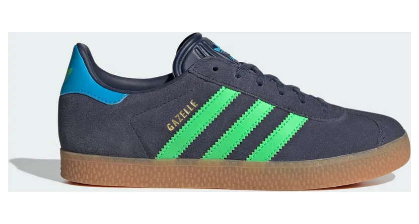 adidas Gazelle Shadow Navy Screaming Green (IH6466)