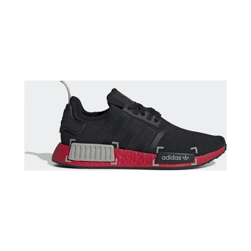 adidas NMD R1 Black Grey Scarlet (FV3907)