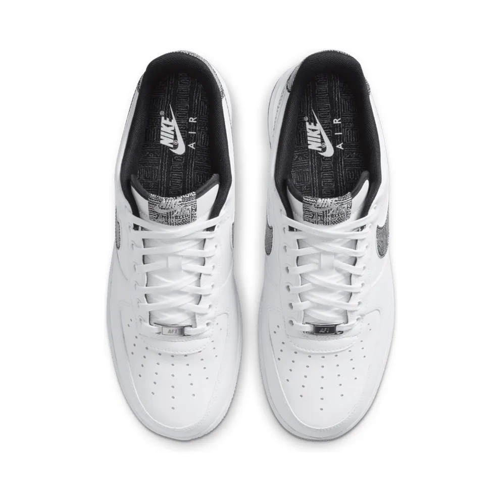 Nike Air Force 1 ’07 White Metallic Silver White/Metallic Silver/Black (CZ7933-100)