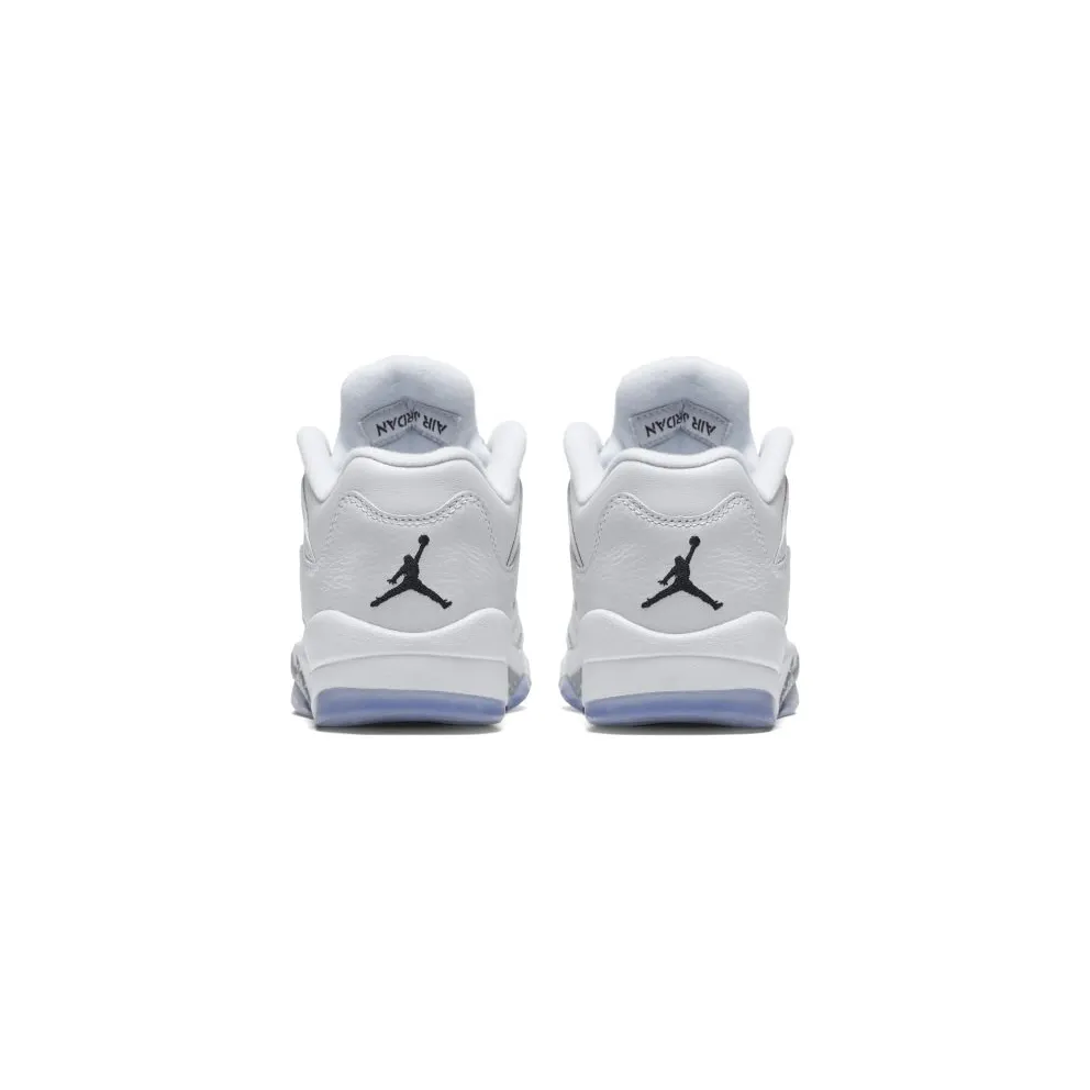 Jordan 5 Retro Low Wolf Grey (GS) White/Black-Wolf Grey (819172-122)