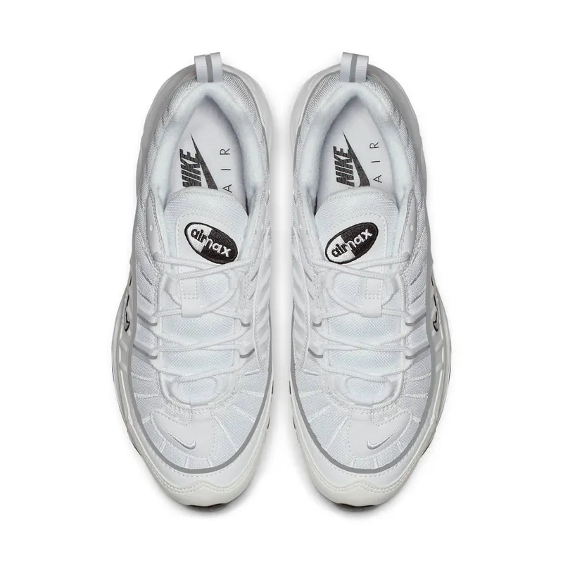 Nike Air Max 98 White Reflect Silver (W) White/White-Reflect Silver (AH6799-103)
