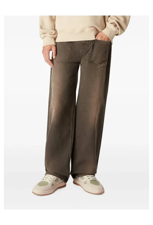 Axel Arigato Area Lo Panelled Suede “Neutrals/Green” (F4011001) (2)