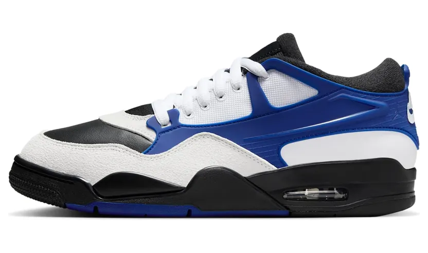 Jordan 4 RM Black Summit White Racer “White / Black / Deep Royal Blue” (FQ7939-140)