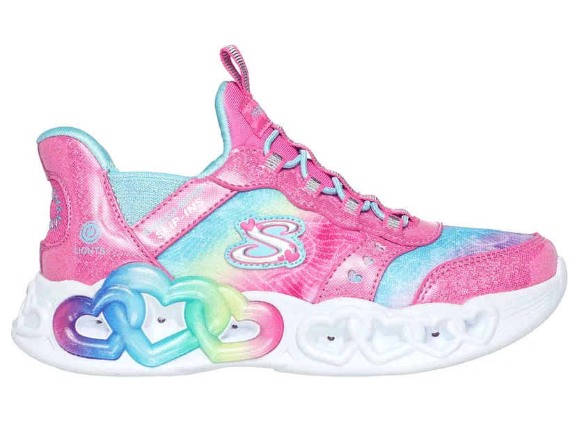 Skechers Slip-ins: Infinite Heart Lights Pink (303755LPKMT)