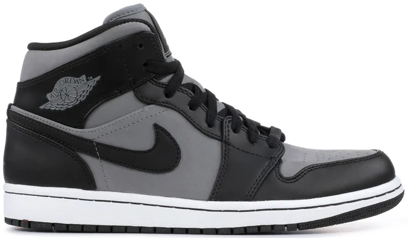 Jordan 1 Mid “Cool Grey / White / Black” (364770-023)