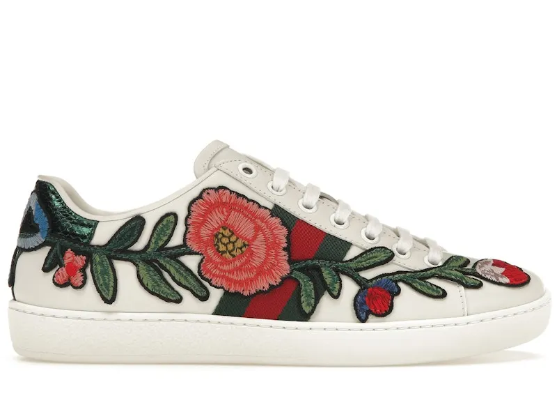 Gucci Ace Embroidered Floral (431917 A38G0 9064)
