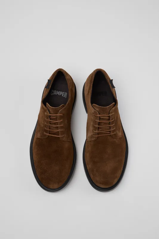 Camper Dean Lace-up Shoes aus Wildleder – Brown (K100979027)