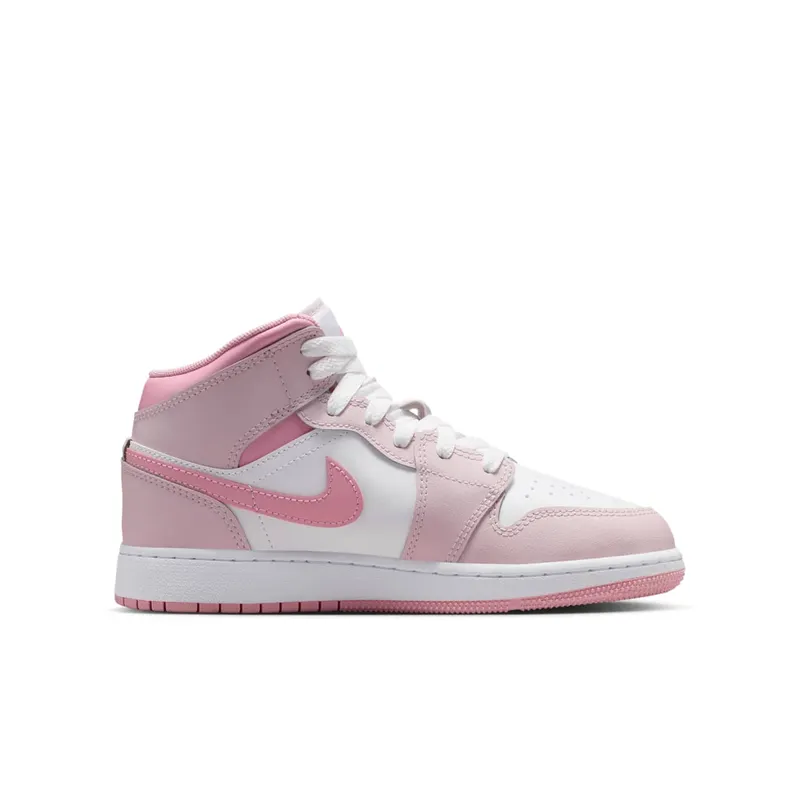 Jordan 1 Mid GS “Pearl Pink” (DQ8423-600)