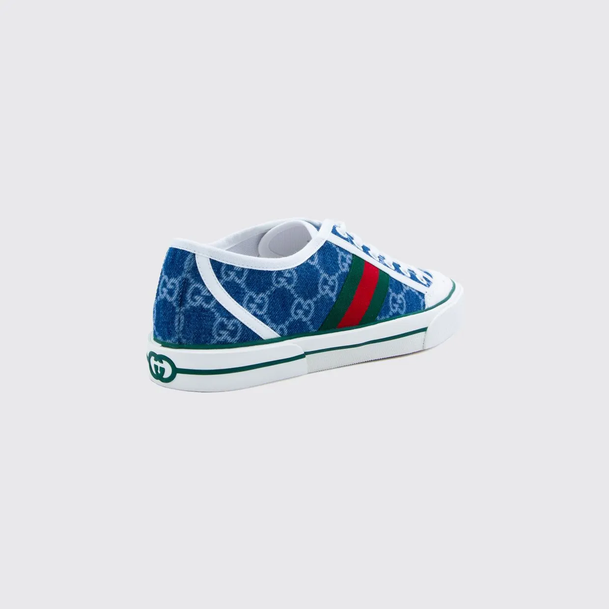 Gucci Tennis 1977 Sneakers in Denim with GG Monogram Denim (859219FAFIW4749) (2)
