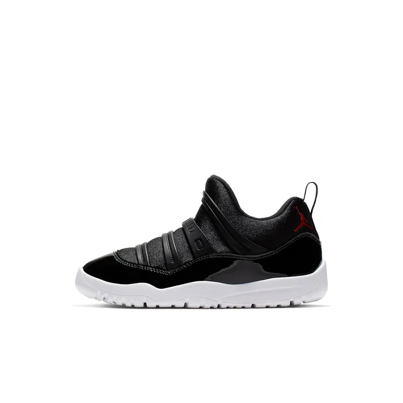 Jordan  11 Retro Little Flex 72-10 (PS) Black/White-Gym Red (BQ7101-002)
