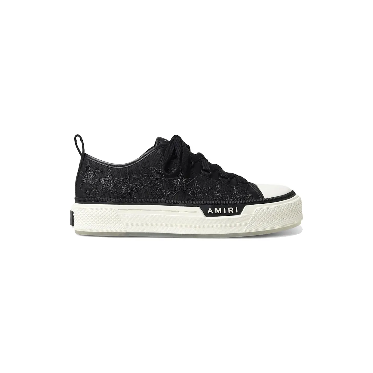 AMIRI Stars Court Low Black Glitter (AW23MFS006-001)