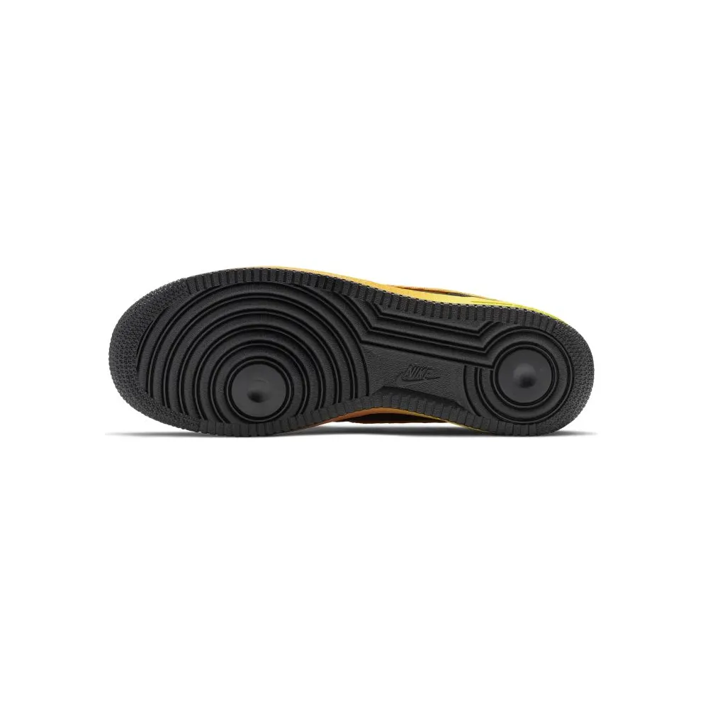 Nike Air Force 1 Low Black Yellow Orange Black/Opti Yellow-Orange Peel (CJ0524-001)