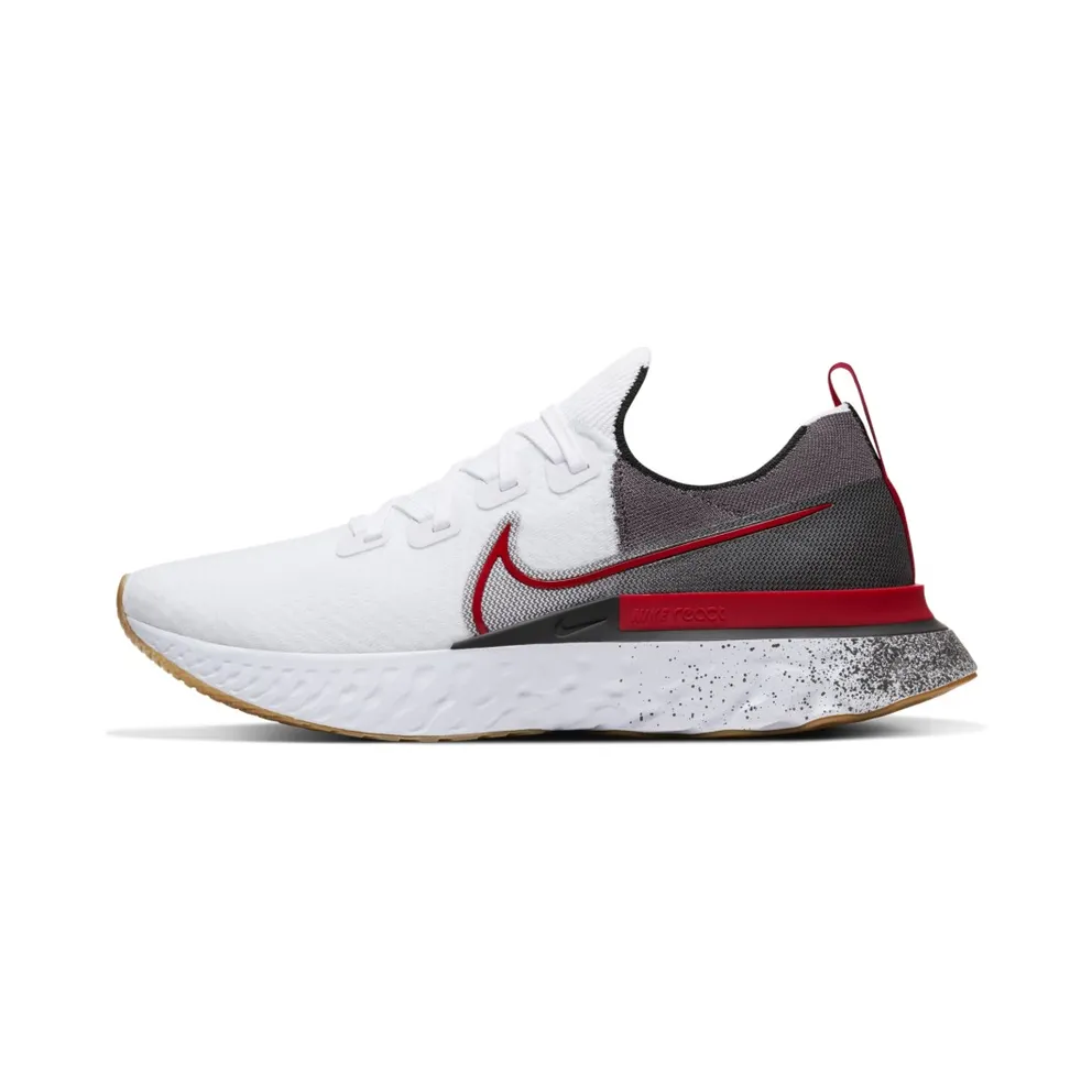 Nike React Infinity Run Flyknit White Light Brown White/Black/Gum Light Brown (CW5245-100)