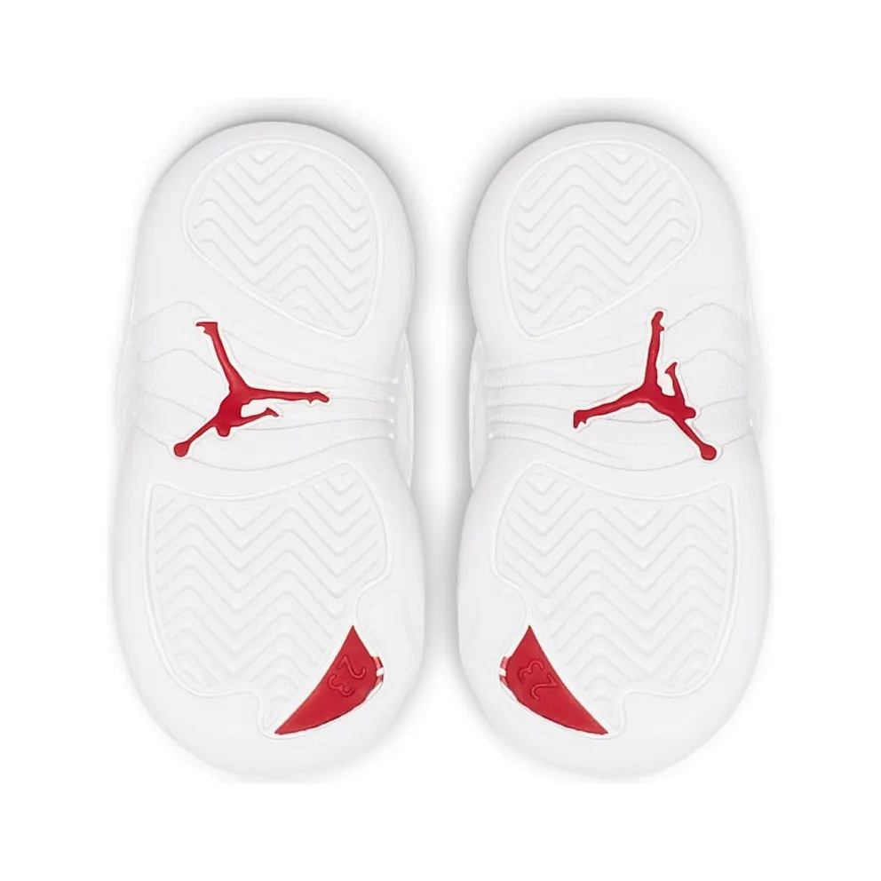 Jordan 12 Retro Fiba 2019 (TD) White/University Red-Metallic Gold (850000-107)