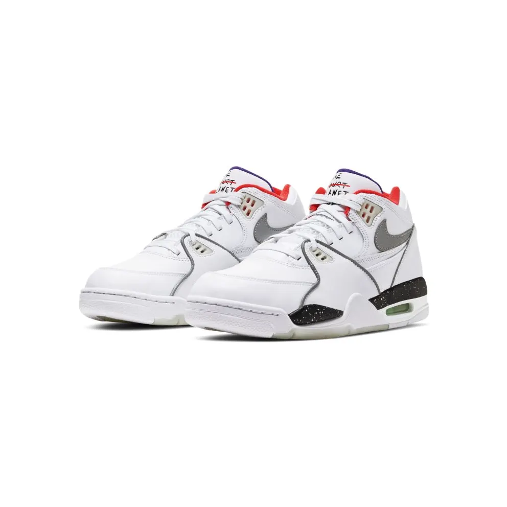 Nike Air Flight 89 Planet of Hoops White/Silver-Orange-Purple-Black (CW2616-101)