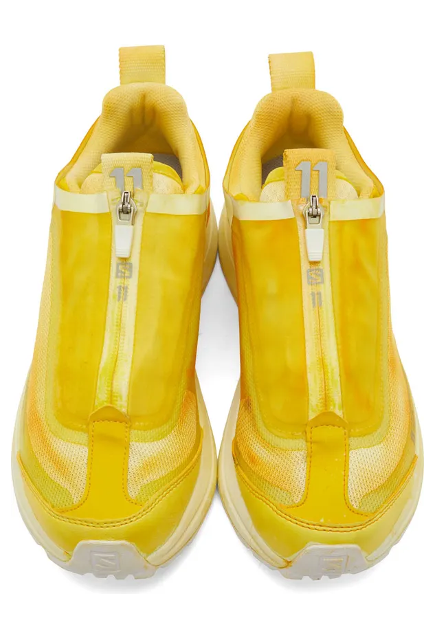 11 by Boris Bidjan Saberi Yellow Salomon Edition Bamba 2 Low Sneakers (11xS 191) (5)