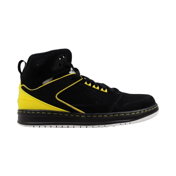 Air Jordan Sixty Club Black/Black-Yellow-Metallic Silver