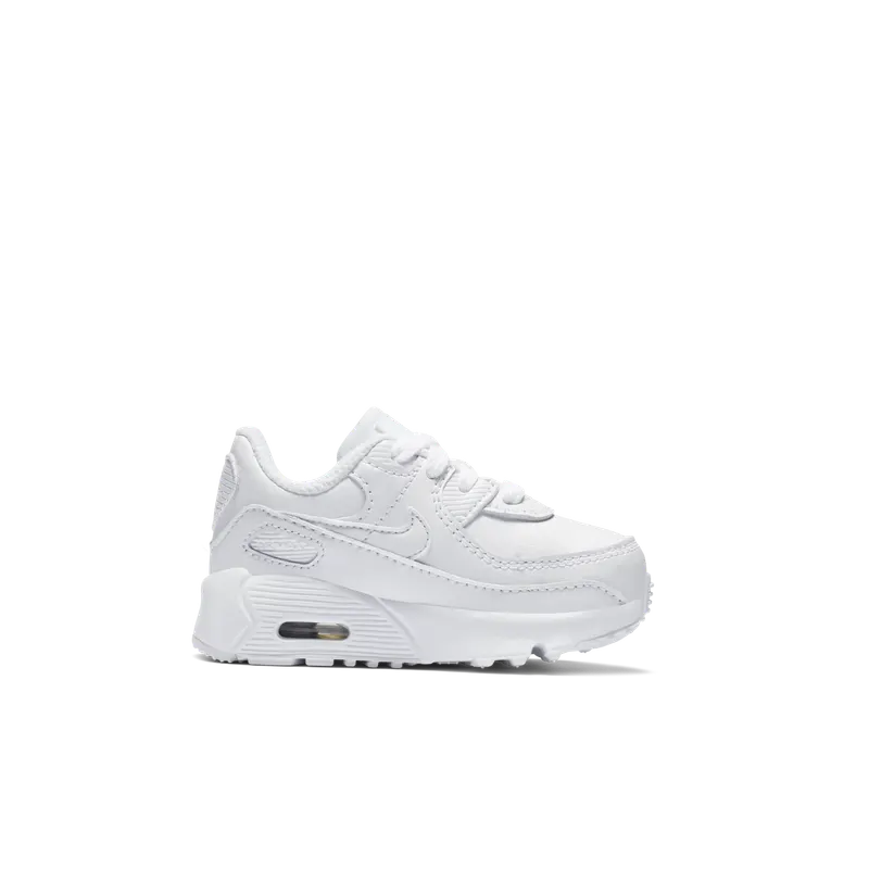 Nike Air Max 90 Leather Triple White (TD) White/Metallic Silver-White-White (CD6868-100)