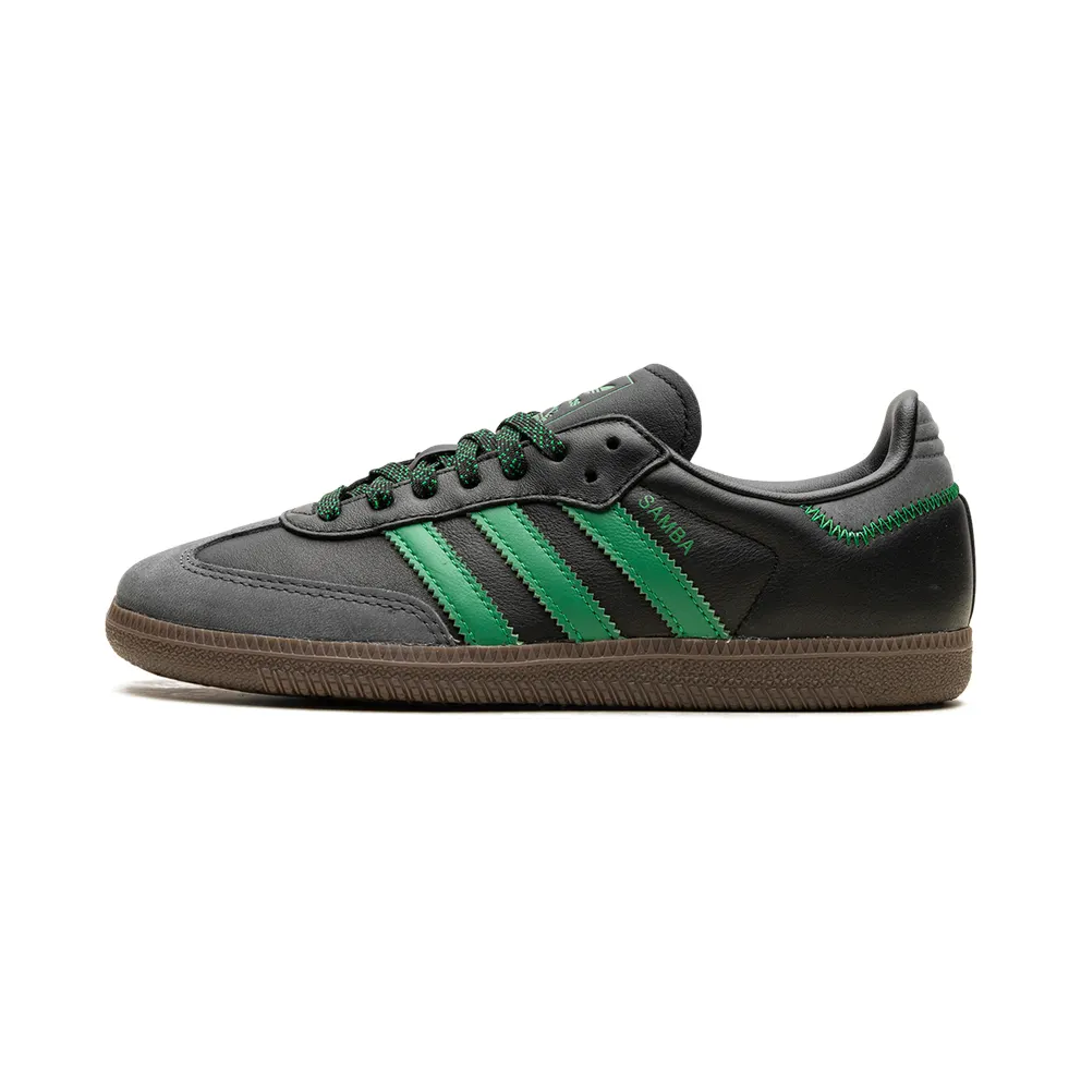 adidas Samba OG W Core Black / Green / Grey Six S19 (IE6520)