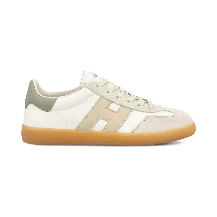 Hogan Sneakers met logodetail en vlakken – Beige (HXW6470FB60UWR)