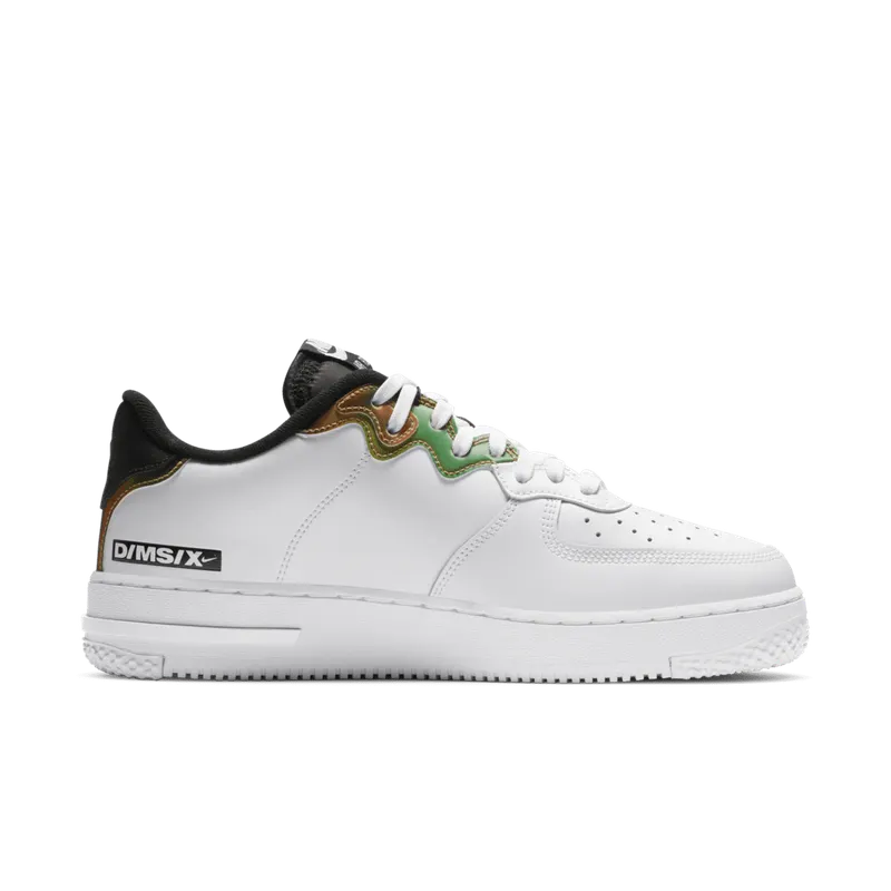 Nike Air Force 1 React LV8 White Glow White/Black/Multi-Color (CN9838-100)
