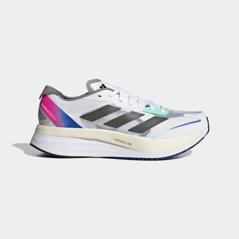 adidas Adizero Boston 11 Cloud White / Core Black / Lucid Blue (HQ3693)
