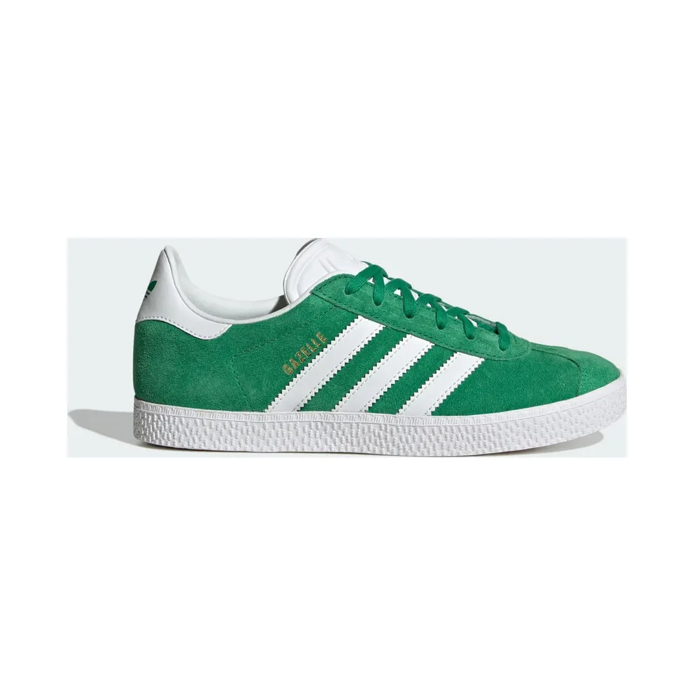adidas Gazelle Schuh Green / Cloud White / Gold Metallic (IE5612)