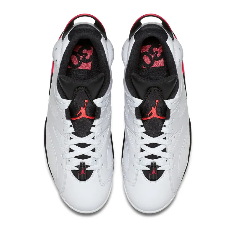 Air Jordan Nike AJ 6 VI Retro Low Infrared White (304401-123)
