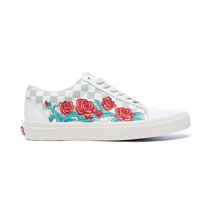 Vans Old Skool Rose Embroidery (White)