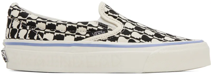 Vans Black & Off-White Brain Dead Edition LX Slip-On (VN0A45JKBA21)