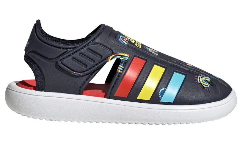 adidas Water Closed-Toe Sandals Legend Ink Bold Orange Impact Yellow (GY2459)