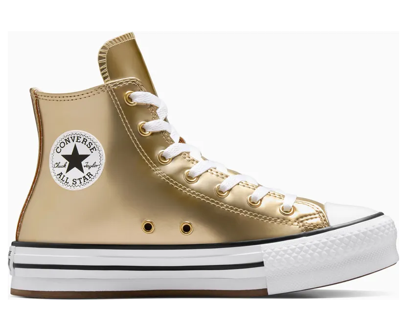 Converse Chuck Taylor All Star EVA Lift Platform Metallic Metallic Light Gold/White (A12606C)