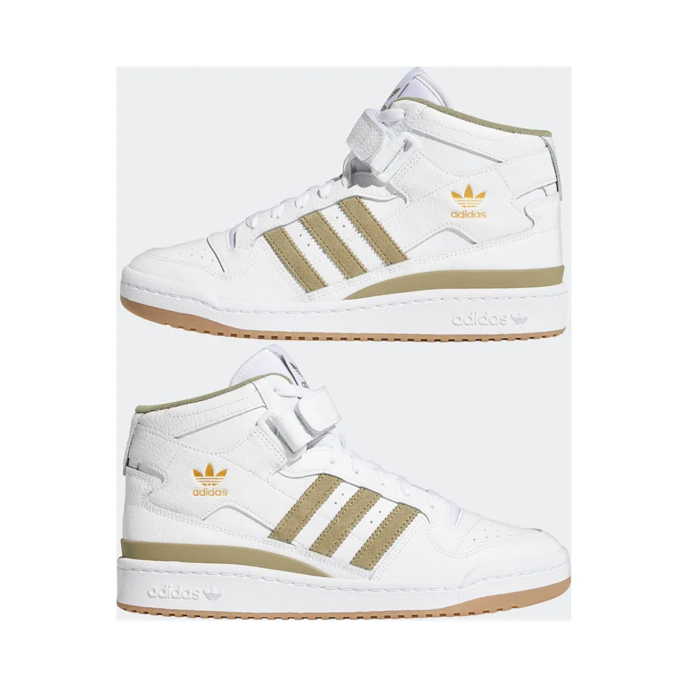Adidas Forum Mid Cloud White / Orbit Green / Gum (GY5821)
