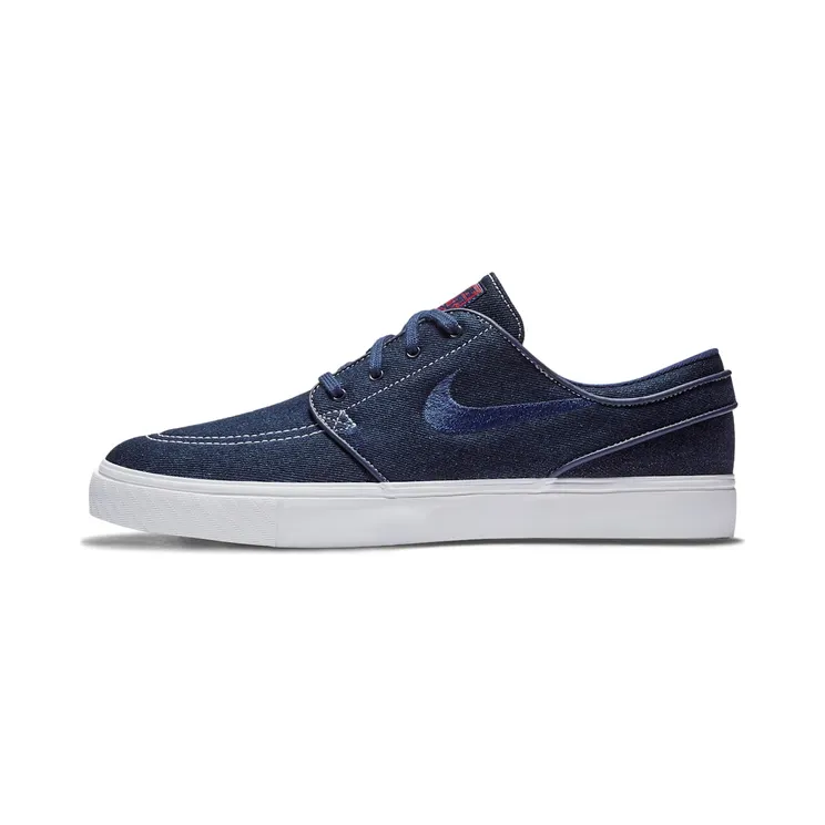 Nike Zoom Stefan Janoski Canvas Binary Blue Denim “Binary Blue / Gum Dark Brown / University Red” (615957-449)