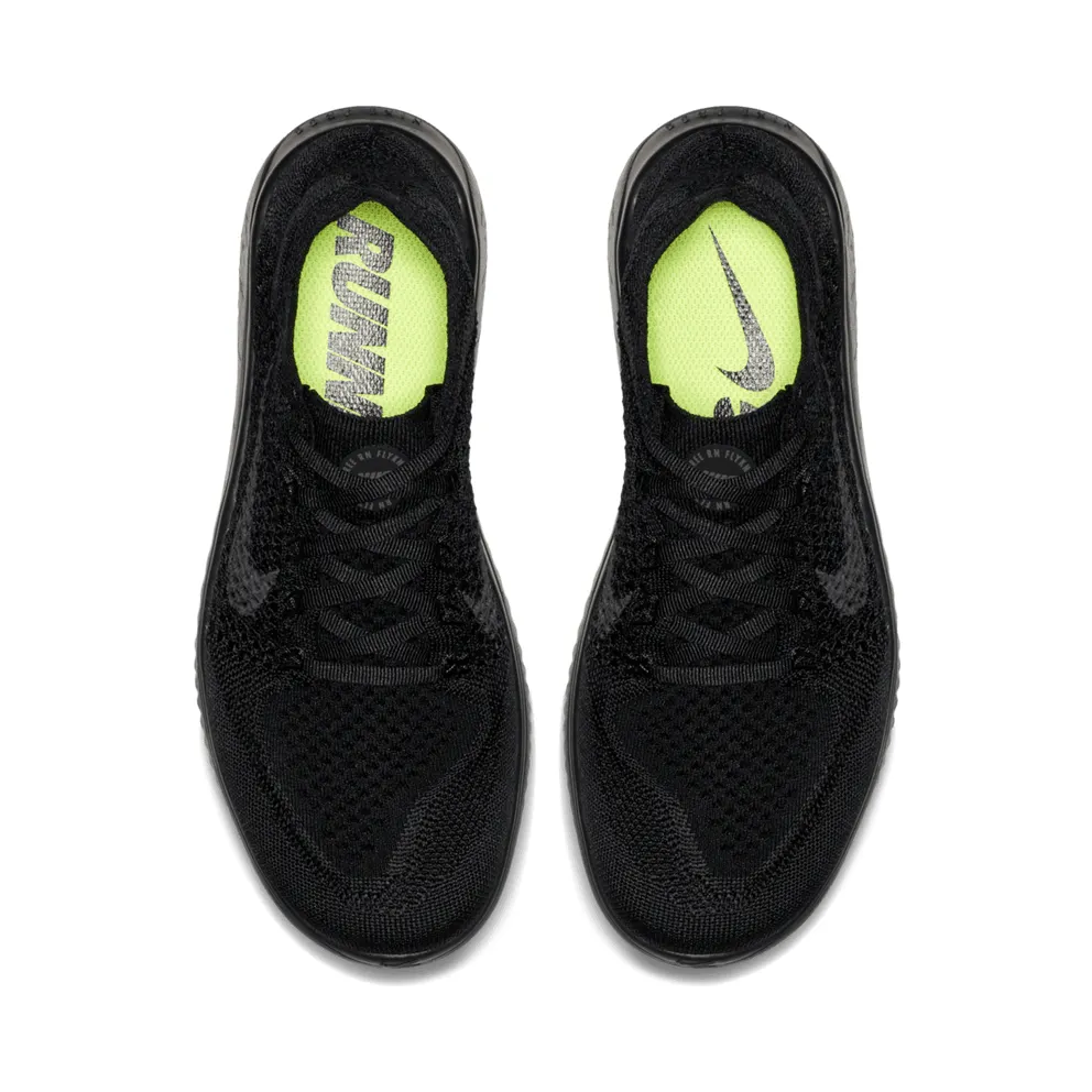 Nike Free RN Flyknit 2018 Black Anthracite (W) Black/Anthracite (942839-002)
