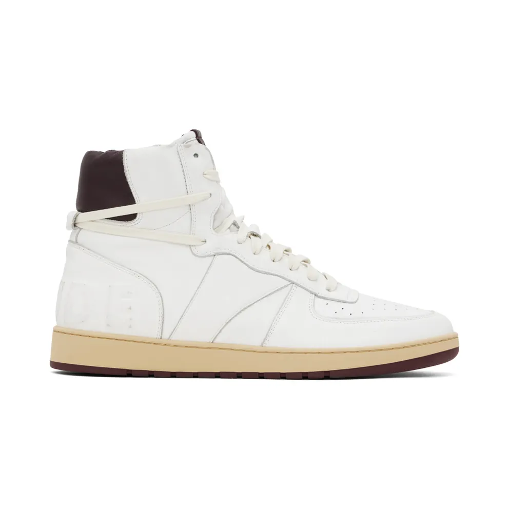 Rhude Rhecess-Sky Hi “White/Burgundy” (RHFW22FO06489500)