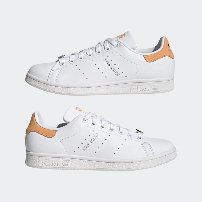 Adidas Stan Smith Cloud White / Acid Orange / Silver Metallic (GW4241)