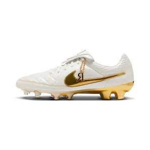 Nike x Ronaldinho Tiempo Legend SE Touch Of “Metallic Summit White / Metallic Gold Coin” (IF4388-100)