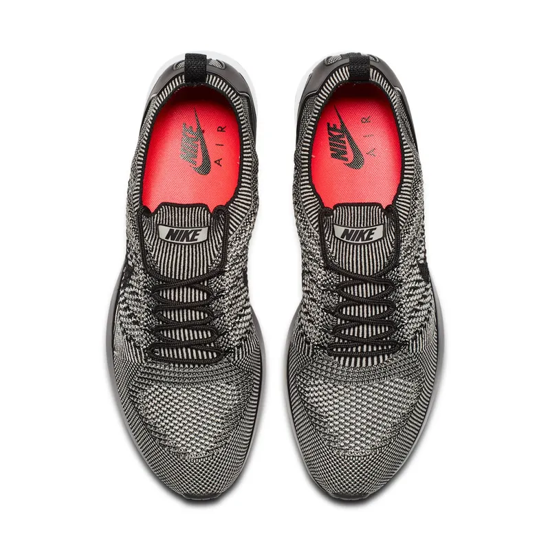 Nike Mariah Flyknit Racer Pale Grey Solar Red Pale Grey/Black-Solar-Red-White (918264-003)