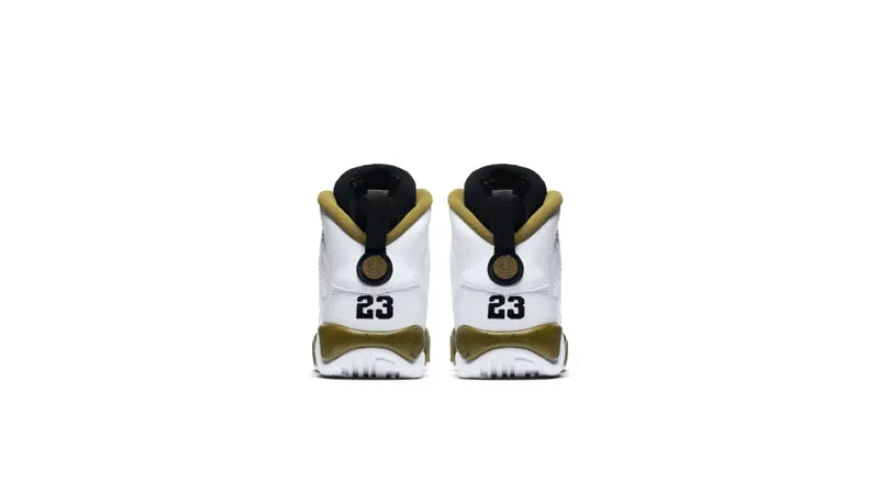 Jordan 9 Retro Statue (GS) White/Black-Militia Green (302359-109)