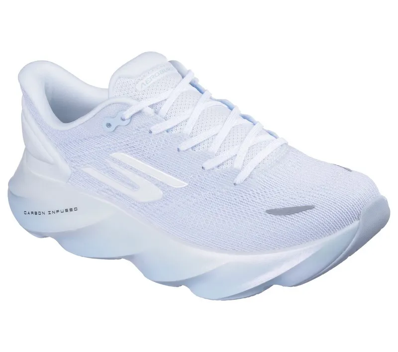 Skechers Aero Burst Sneaker White/Licht Blue