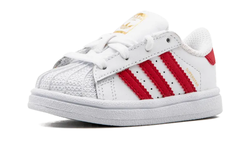 Nike Superstar I “WHITE RED” (B72954)