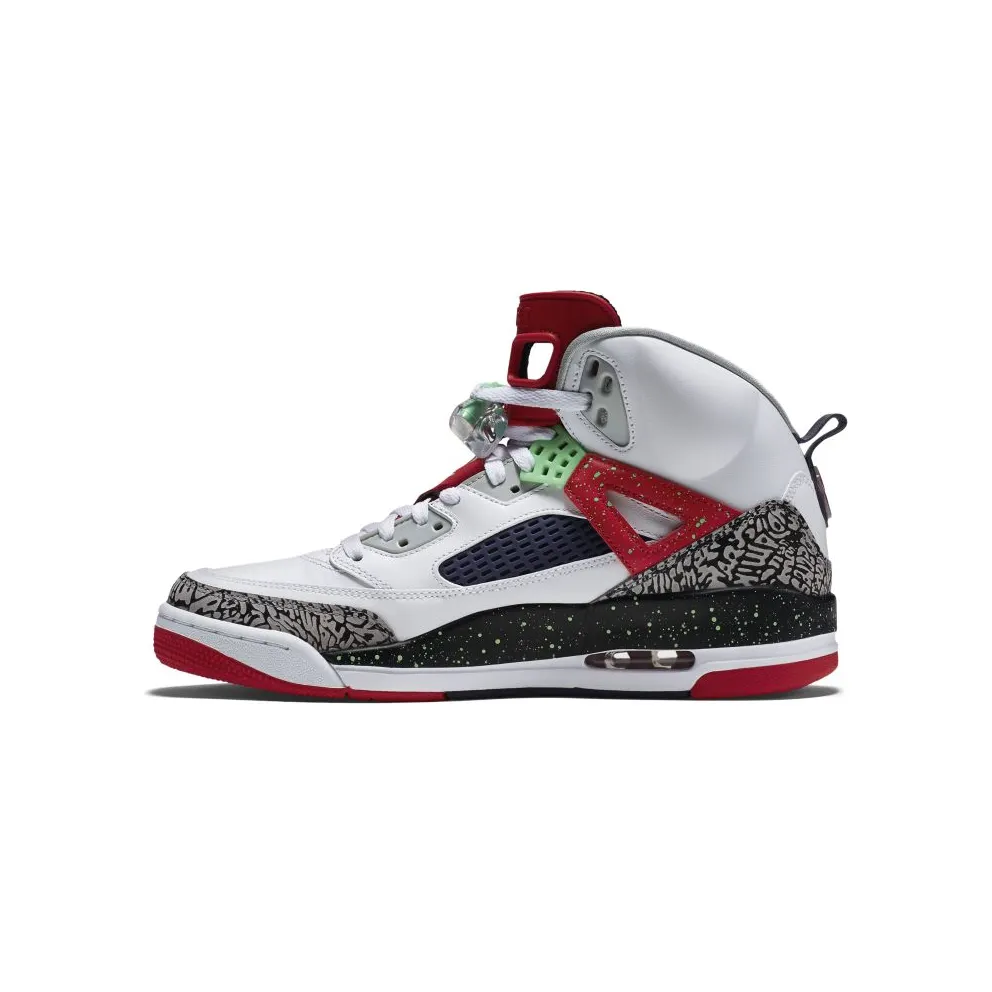 Jordan Spizike Poision Green White/Light Poison Green-University Red-Cool Grey (315371-132)