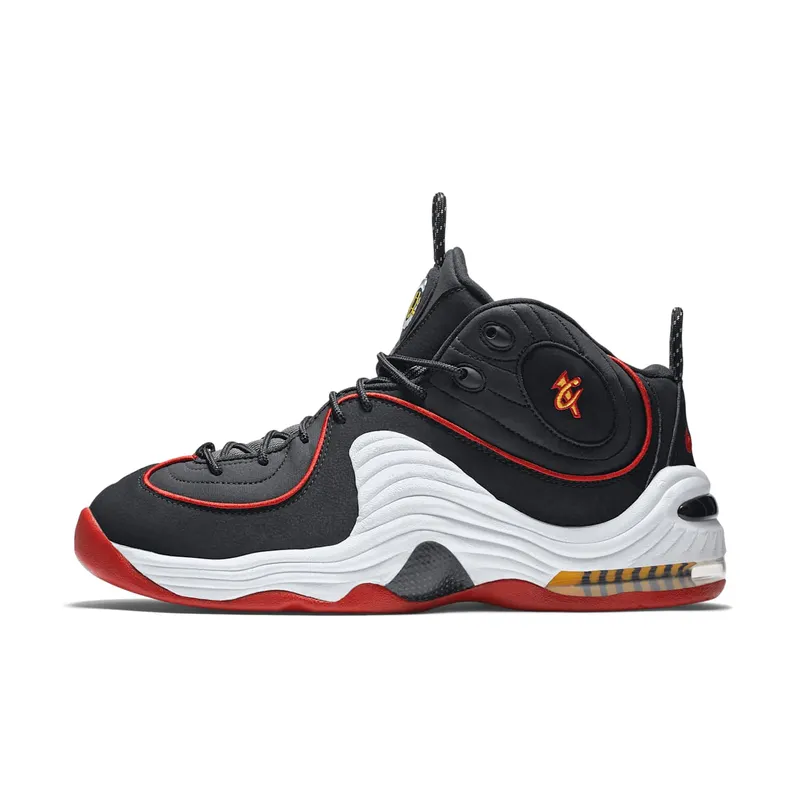 Nike Air Penny II Miami Heat Black/White-University Red-Varsity Maize (333886-002)