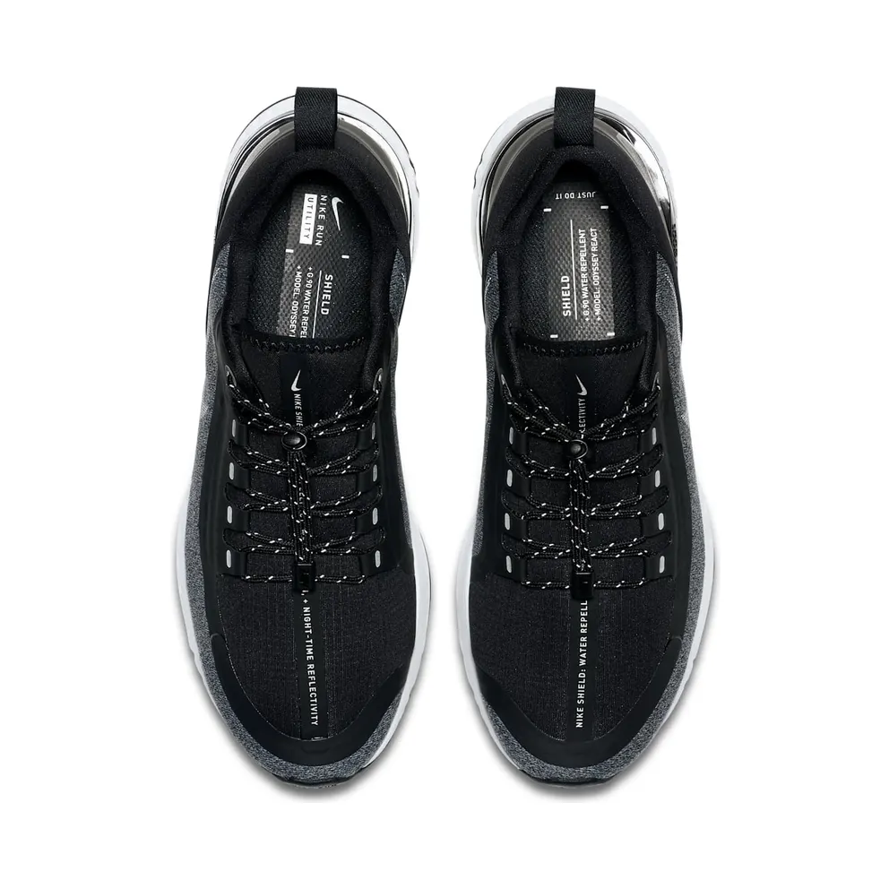 Nike Odyssey React Shield Black (W) Black/White Cool Grey (AA1635-003)