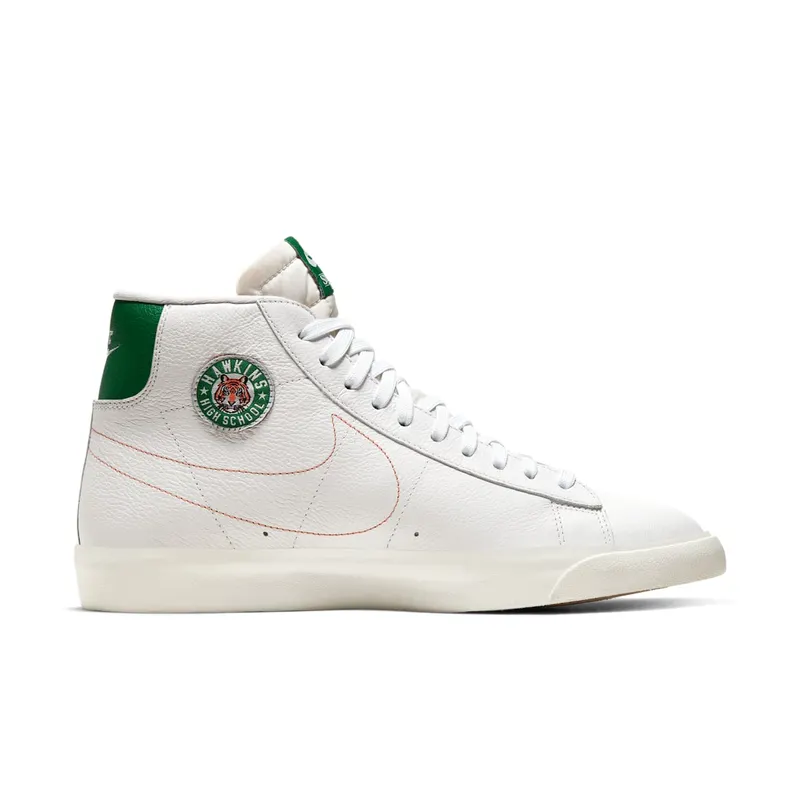 Nike Blazer Mid Stranger Things Hawkins High School White/Red-Green (CJ6101-100)