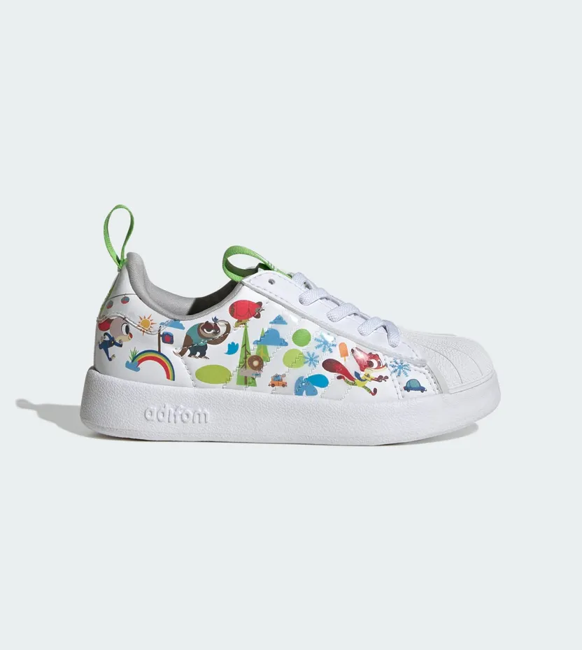 adidas adiFOM Superstar 360 Disney Cloud White Grey Two Semi Lucid Lime (JP8623)