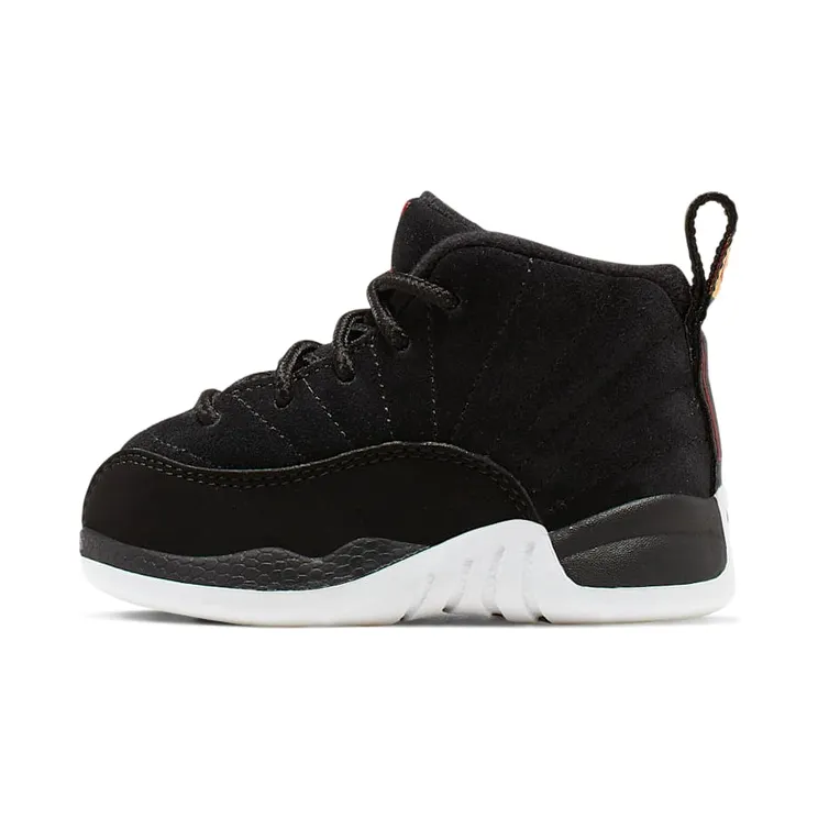 Air Jordan 12 Retro TD ‘Reverse Taxi’ Black/Black/White/Taxi (850000-017)